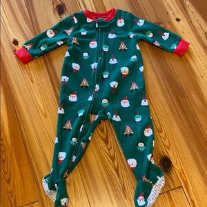 Fleece Christmas pajamas